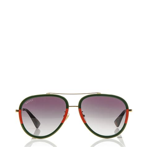 red and green gucci glasses|gucci aviator optical glasses.